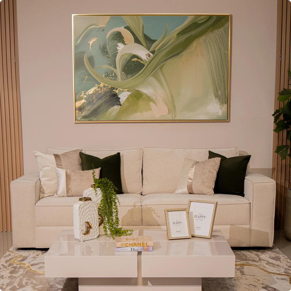 Sofá Yeda Lino Almendra