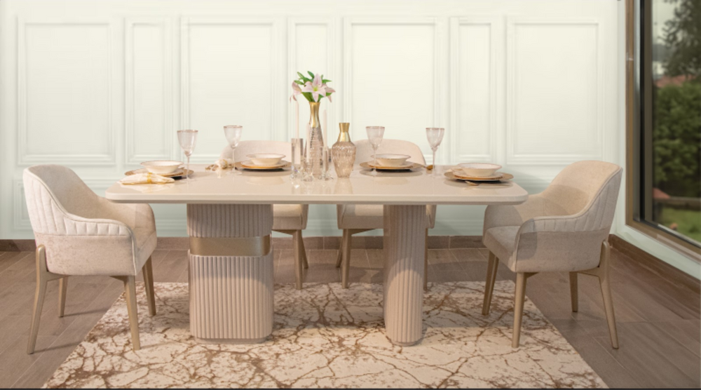 COMEDOR 6 PTOS SENZA GALICIA MARFIL / G. CREMA
