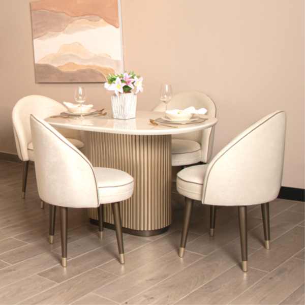 COMEDOR 4 PTOS KIOTO ITALIANA MARFIL