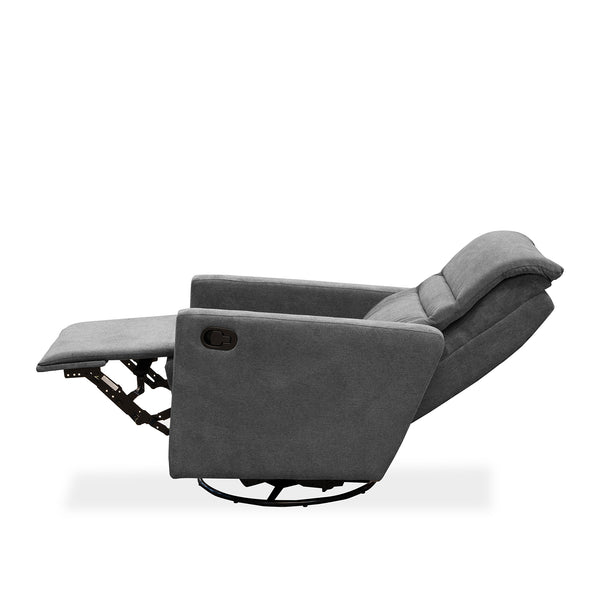 SILLA RECLINABLE VERONA HUMO MECEDORA GIRATORIA