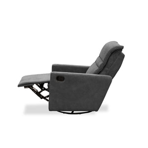 SILLA RECLINABLE VERONA HUMO MECEDORA GIRATORIA