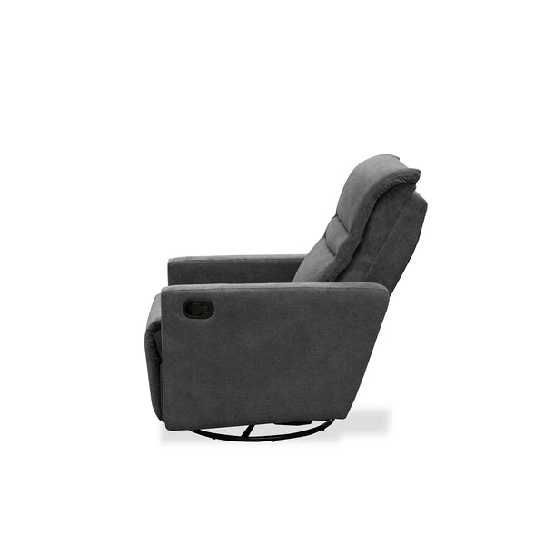 SILLA RECLINABLE VERONA HUMO MECEDORA GIRATORIA