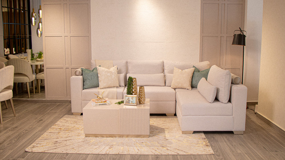SALA MODULAR SENZA ITALIANA CREMA
