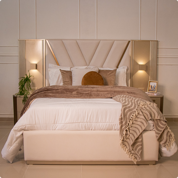 ALCOBA 140X190 GABANNA (CAMA+2NOCH)