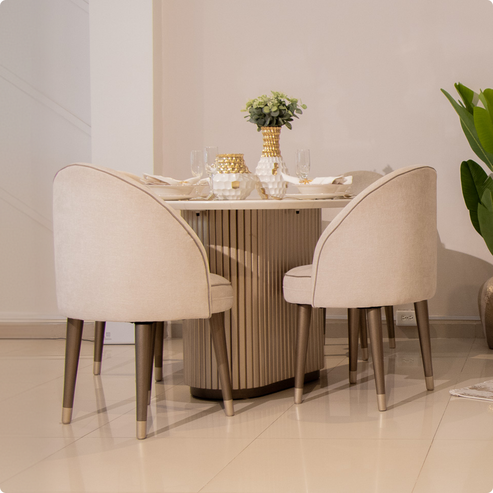 COMEDOR 4 PTOS KIOTO ITALIANA MARFIL