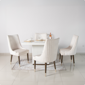 COMEDOR LOFTY ALLICE OFF WHITE Y KANZAS BEIGE