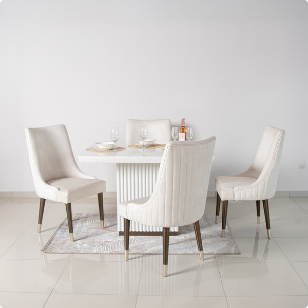 COMEDOR LOFTY ALLICE OFF WHITE Y KANZAS BEIGE
