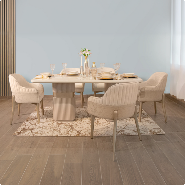 COMEDOR 6 PTOS SENZA GALICIA MARFIL / G. CREMA
