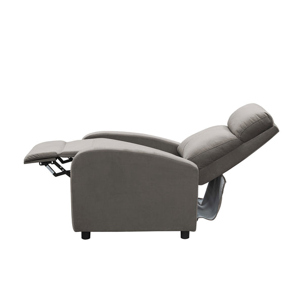SILLA RECLINABLE DANTE TAUPE ESTATICA PUSH ARM