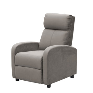 SILLA RECLINABLE DANTE TAUPE ESTATICA PUSH ARM