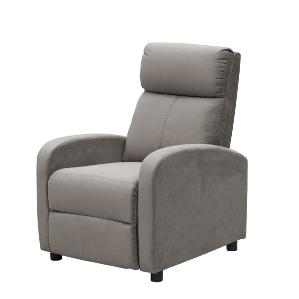 SILLA RECLINABLE DANTE TAUPE ESTATICA PUSH ARM