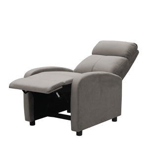 SILLA RECLINABLE DANTE TAUPE ESTATICA PUSH ARM