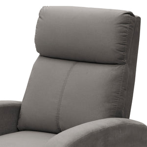 SILLA RECLINABLE DANTE TAUPE ESTATICA PUSH ARM